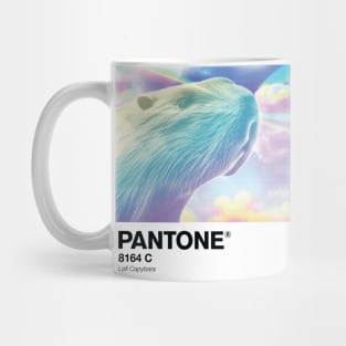 Pantone lofi Capybara landscape Mug